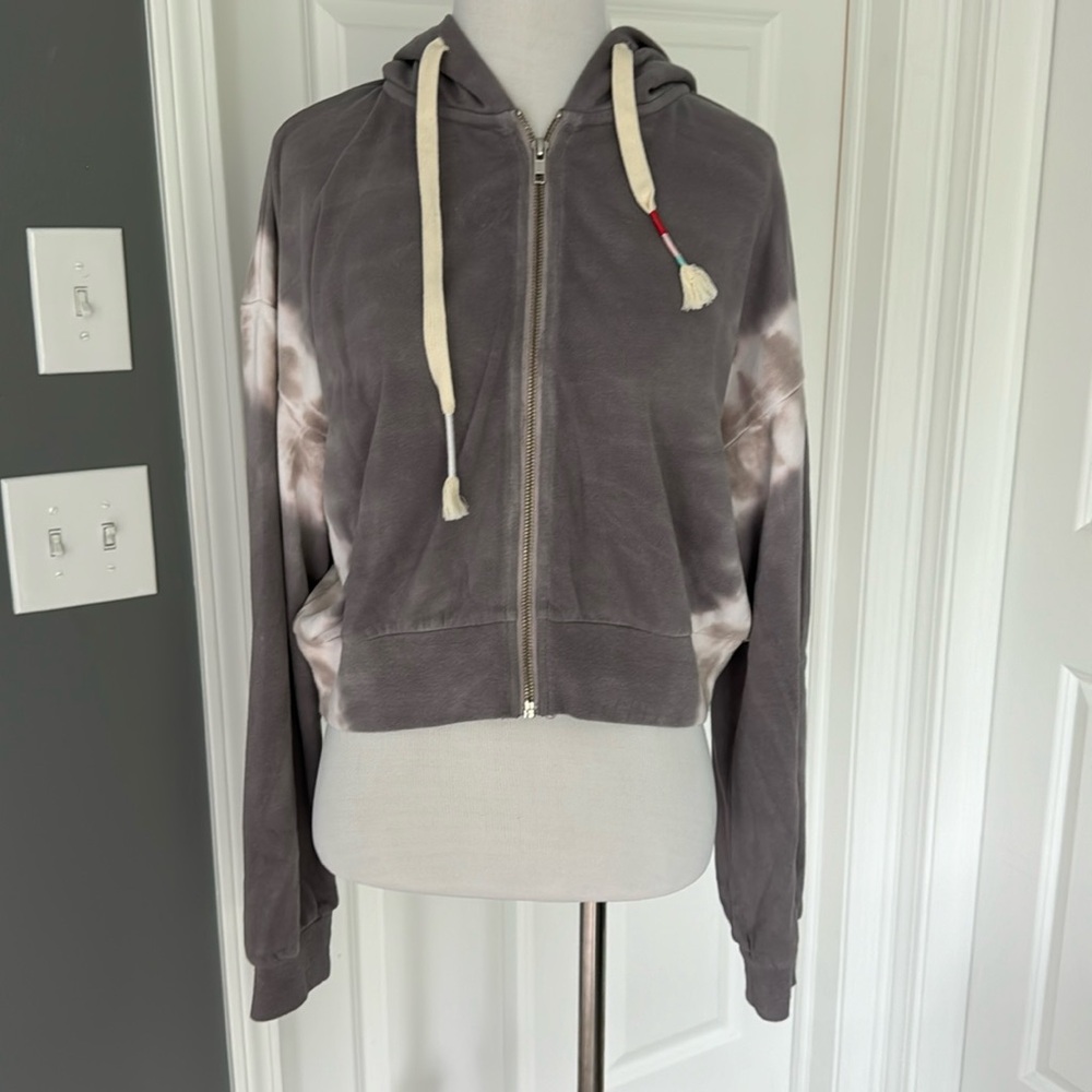 Wildfox cropped full zip hoodie NWOT